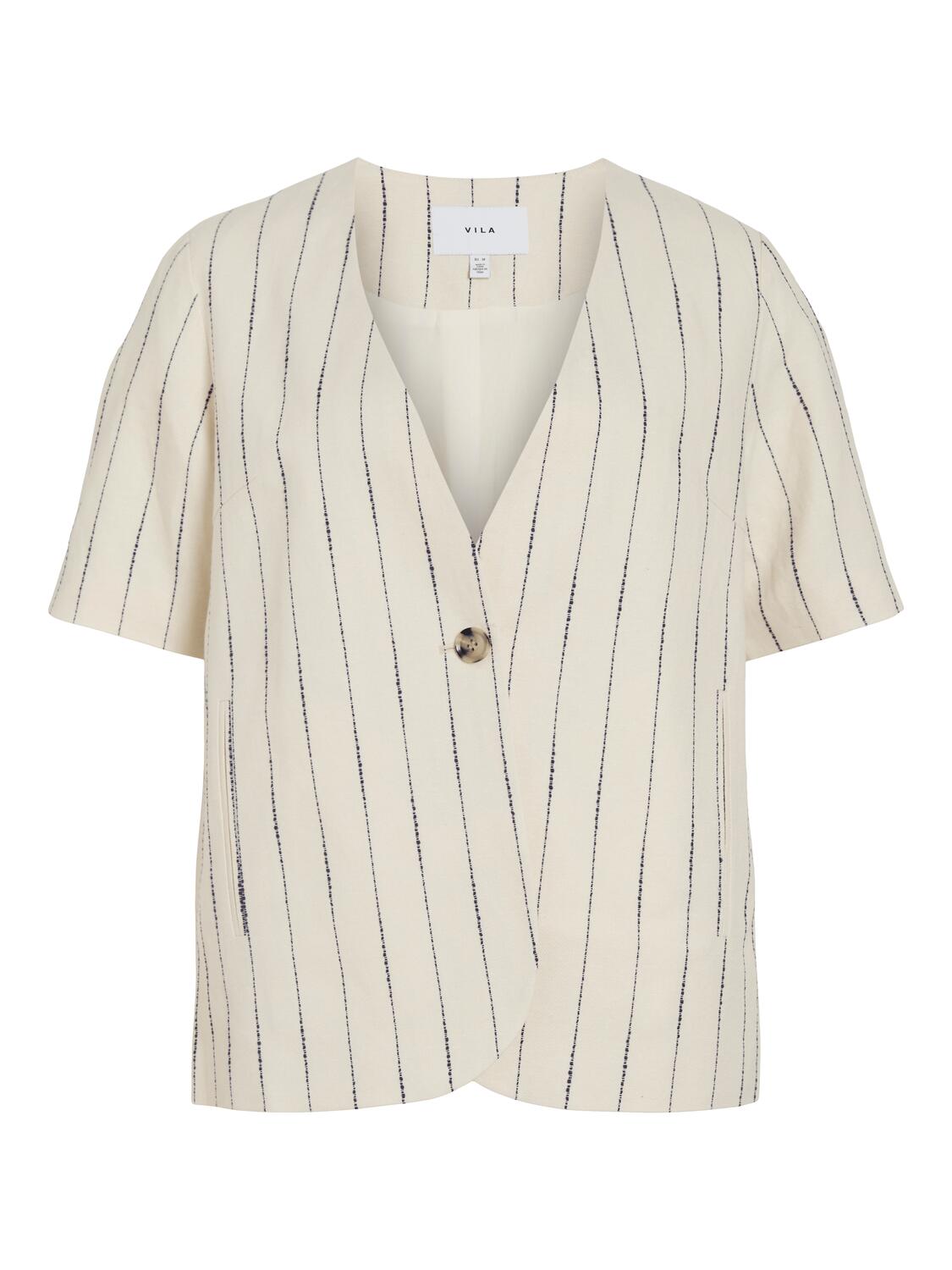Vidancina kortærmet blazer - Birch